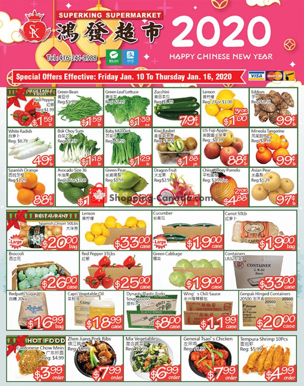 SuperKing Super Market flyer from Friday January 10, 2020 to Thursday January 16, 2020 - page 1