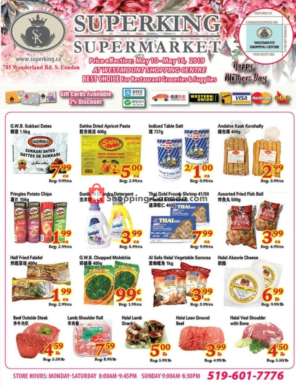 SuperKing Super Market flyer from Friday May 10, 2019 to Thursday May 16, 2019 - page 1