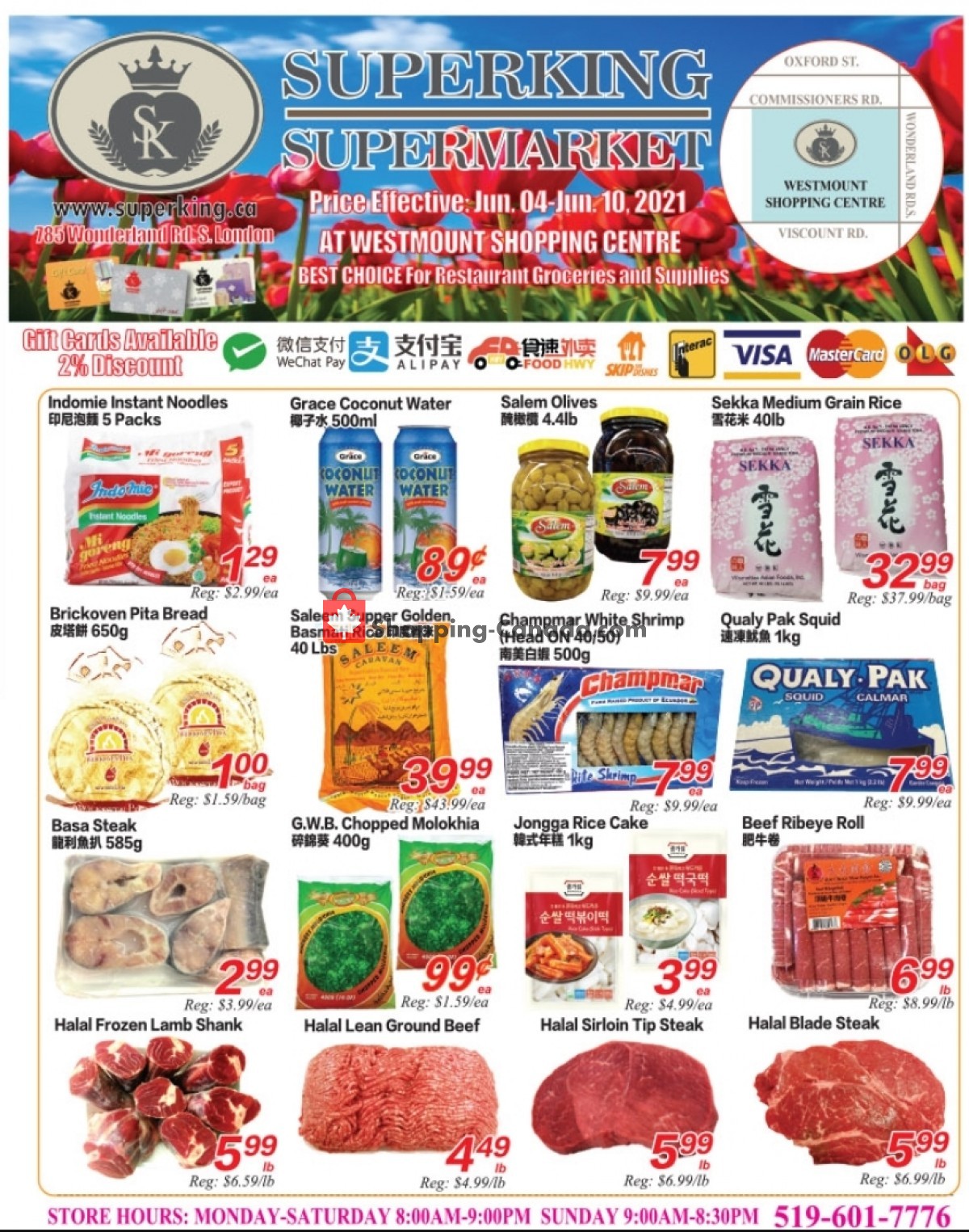 SuperKing Super Market flyer from Friday June 4, 2021 to Thursday June 10, 2021 - page 1