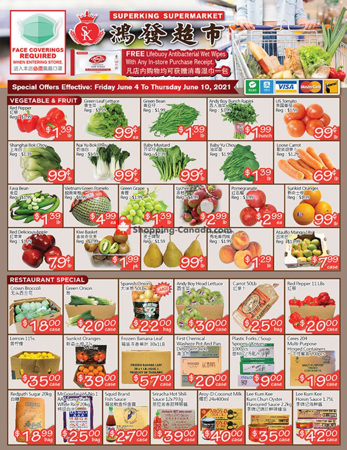 SuperKing Super Market flyer from Friday June 4, 2021 to Thursday June 10, 2021 - page 1