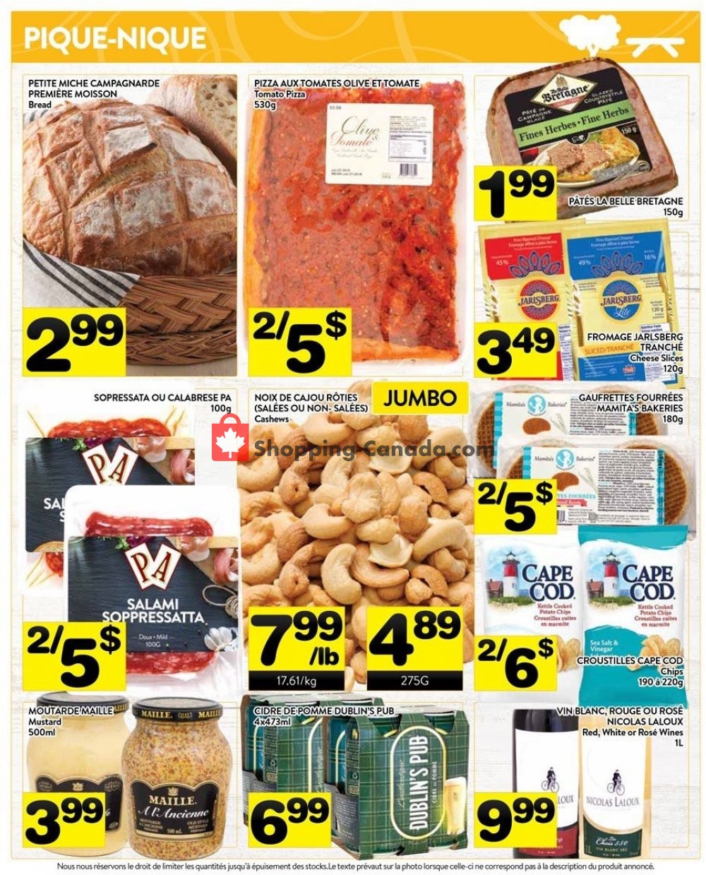 Supermarché PA flyer from Monday July 1, 2019 to Sunday July 7, 2019 - page 4