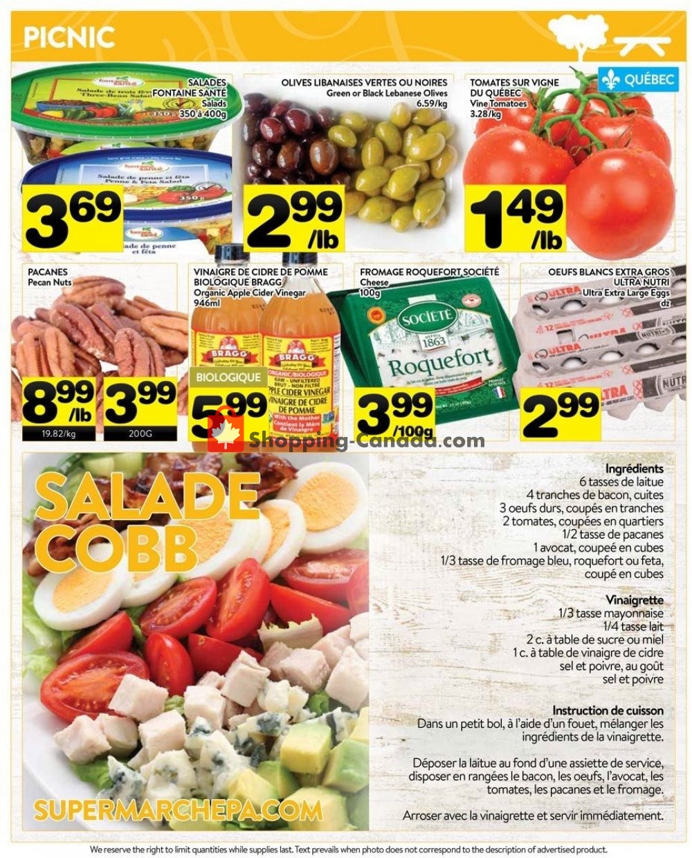 Supermarché PA flyer from Monday July 1, 2019 to Sunday July 7, 2019 - page 5