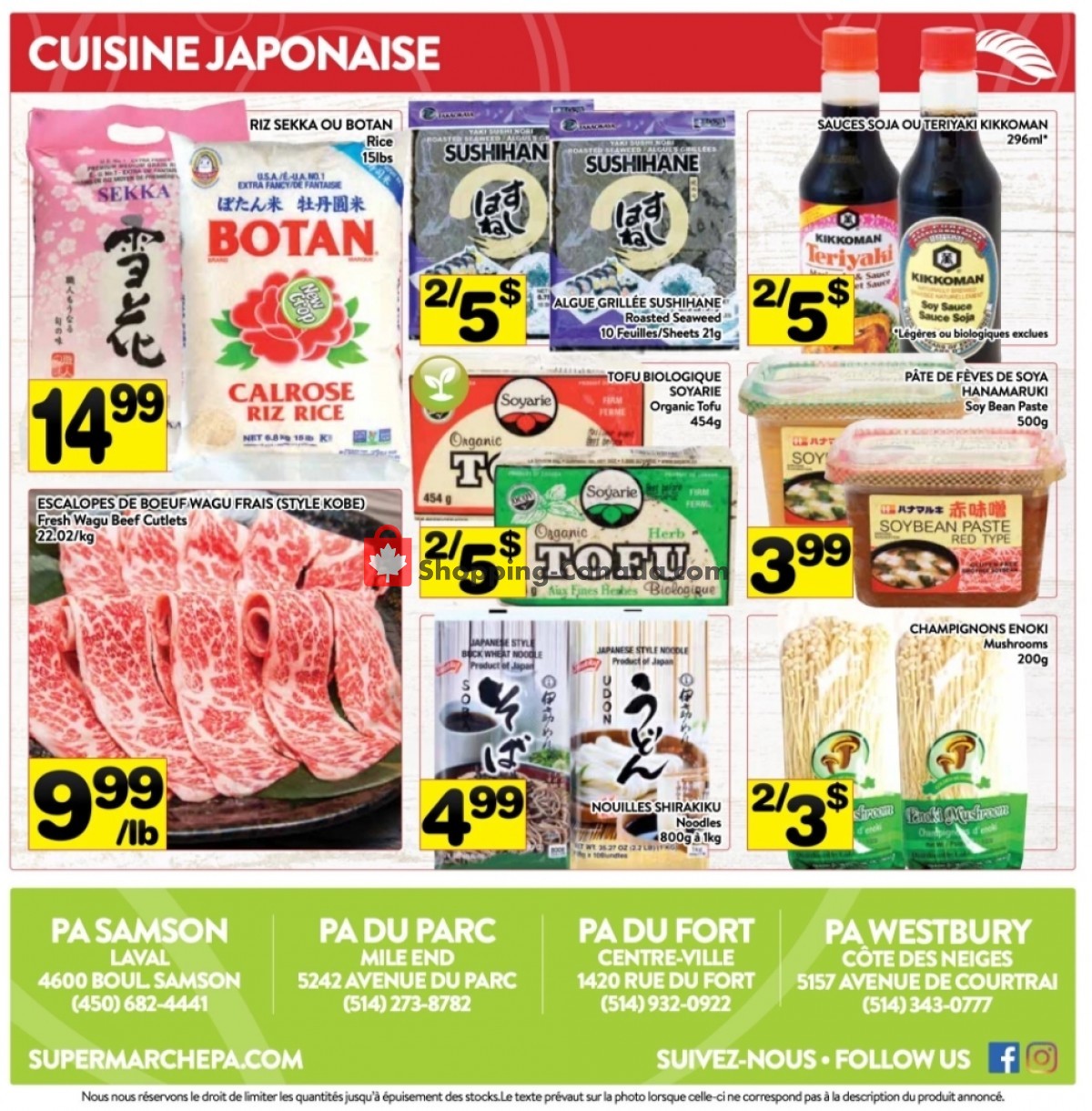 Supermarché PA flyer from Monday March 29, 2021 to Sunday April 4, 2021 - page 6