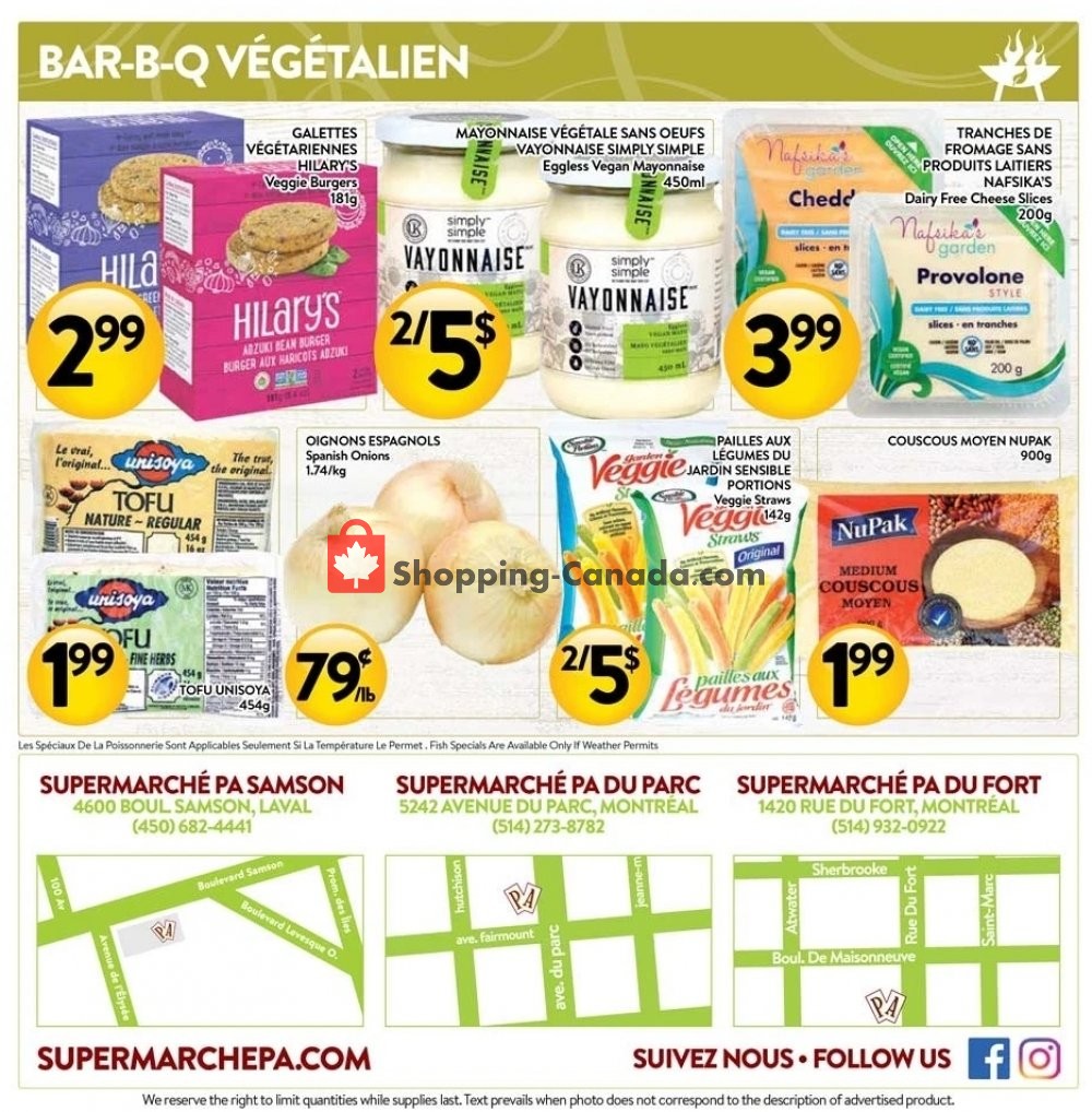 Supermarché PA flyer from Monday August 10, 2020 to Sunday August 16, 2020 - page 7
