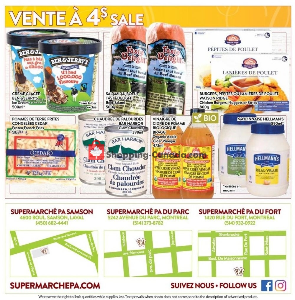 Supermarché PA flyer from Monday January 13, 2020 to Sunday January 19, 2020 - page 7