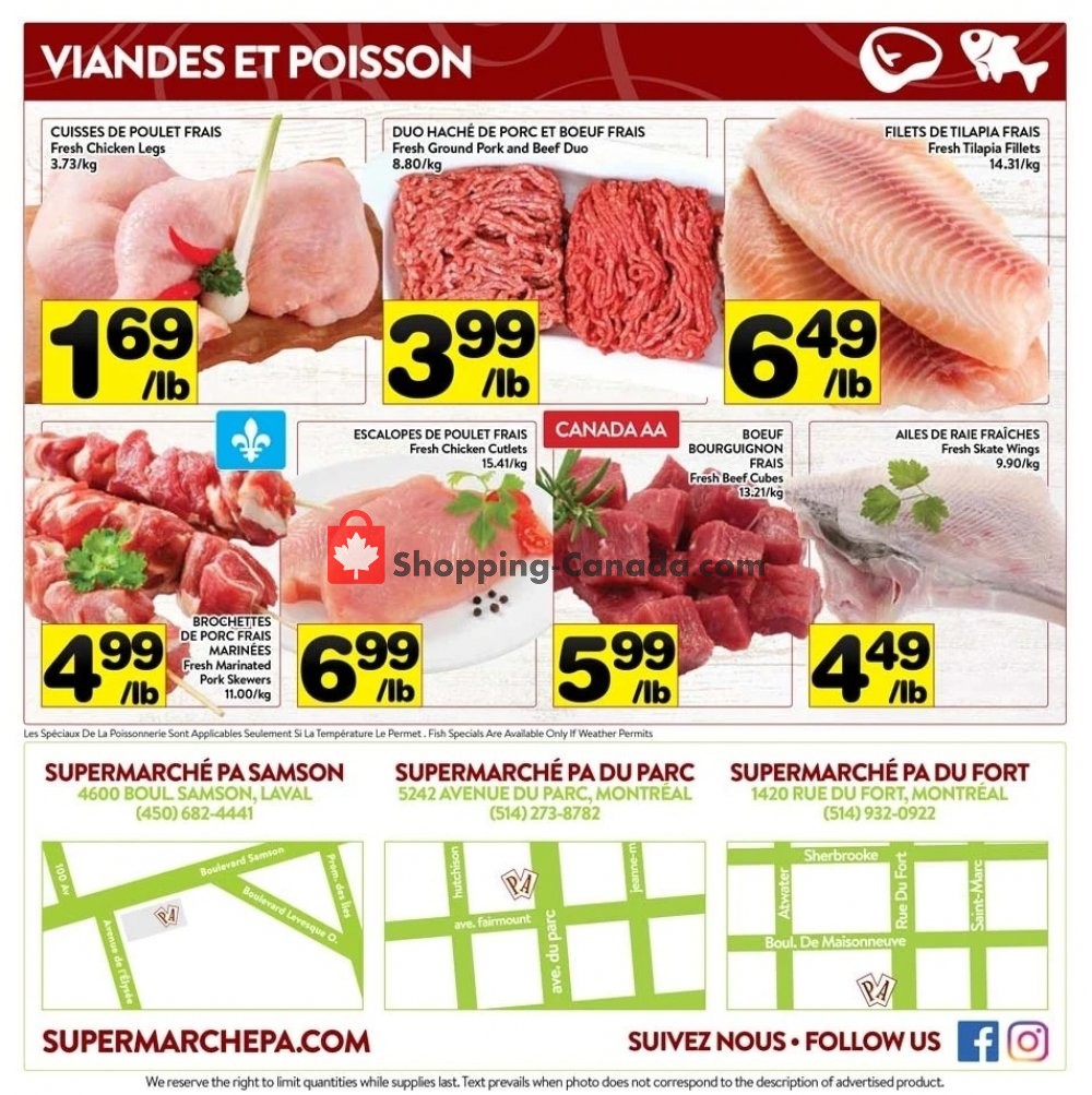 Supermarché PA flyer from Monday July 6, 2020 to Sunday July 12, 2020 - page 5
