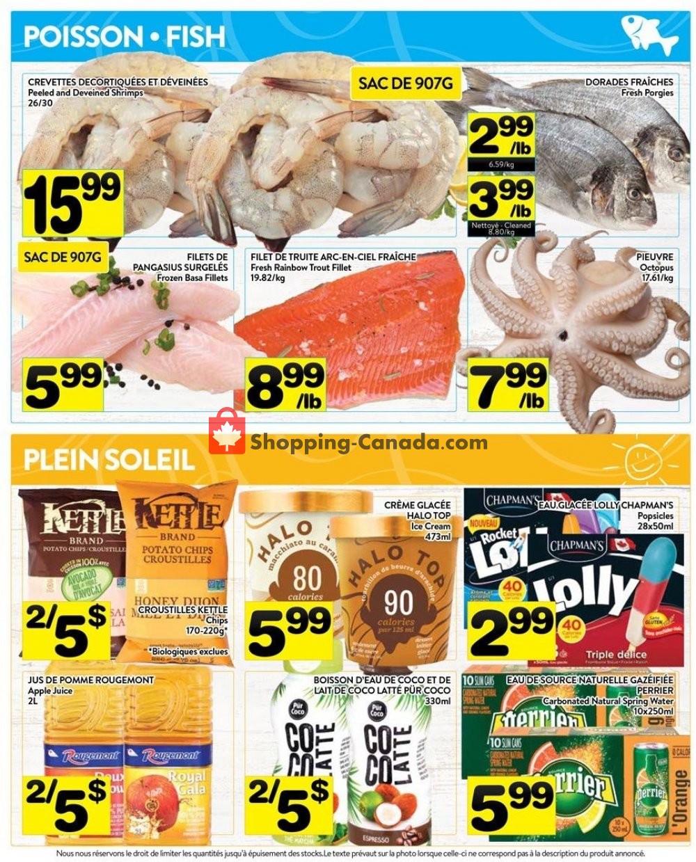 Supermarché PA flyer from Monday July 8, 2019 to Sunday July 14, 2019 - page 4