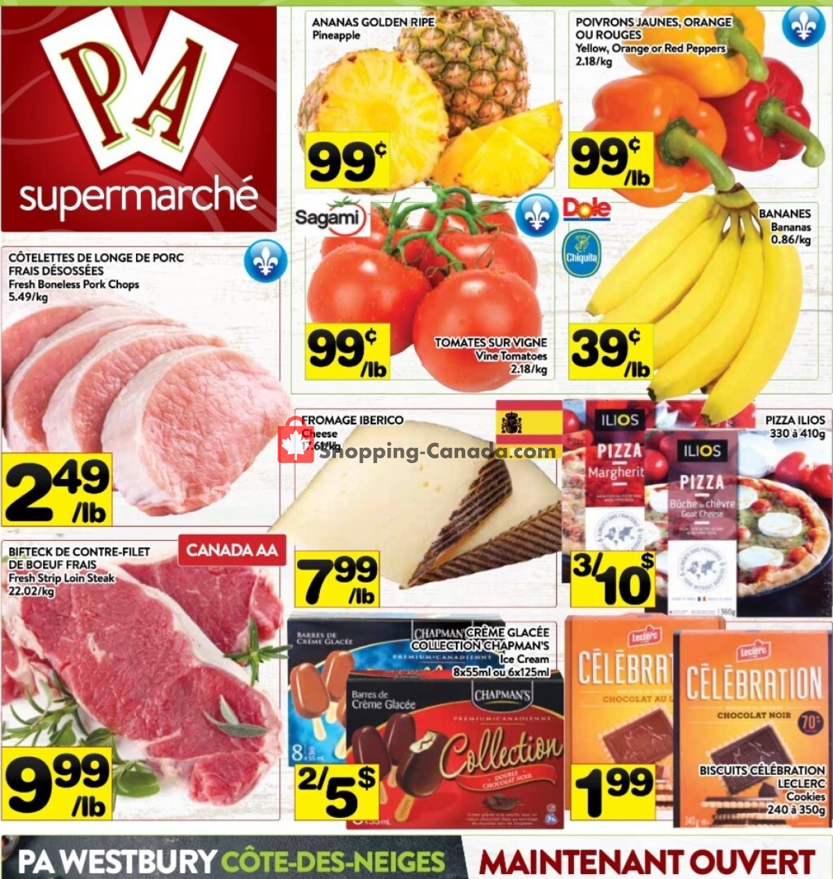 Supermarché PA flyer from Monday September 13, 2021 to Sunday September 19, 2021 - page 1