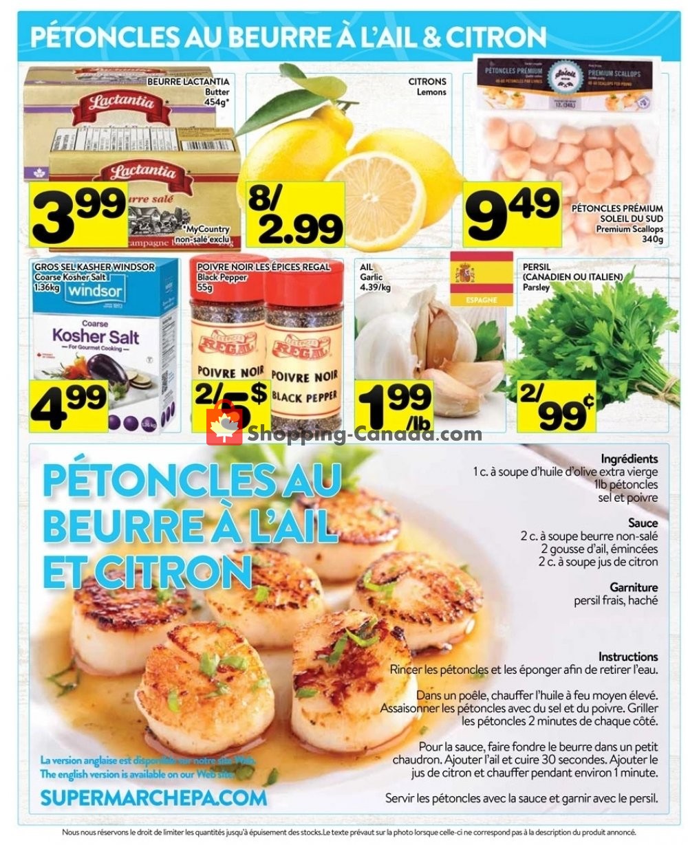 Supermarché PA flyer from Monday September 16, 2019 to Sunday September 22, 2019 - page 4