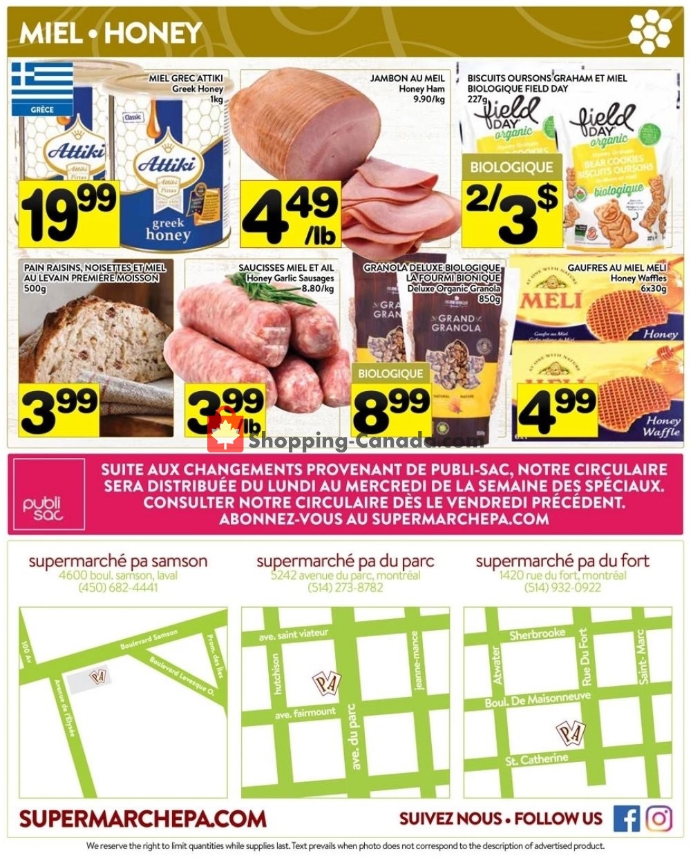 Supermarché PA flyer from Monday September 16, 2019 to Sunday September 22, 2019 - page 5
