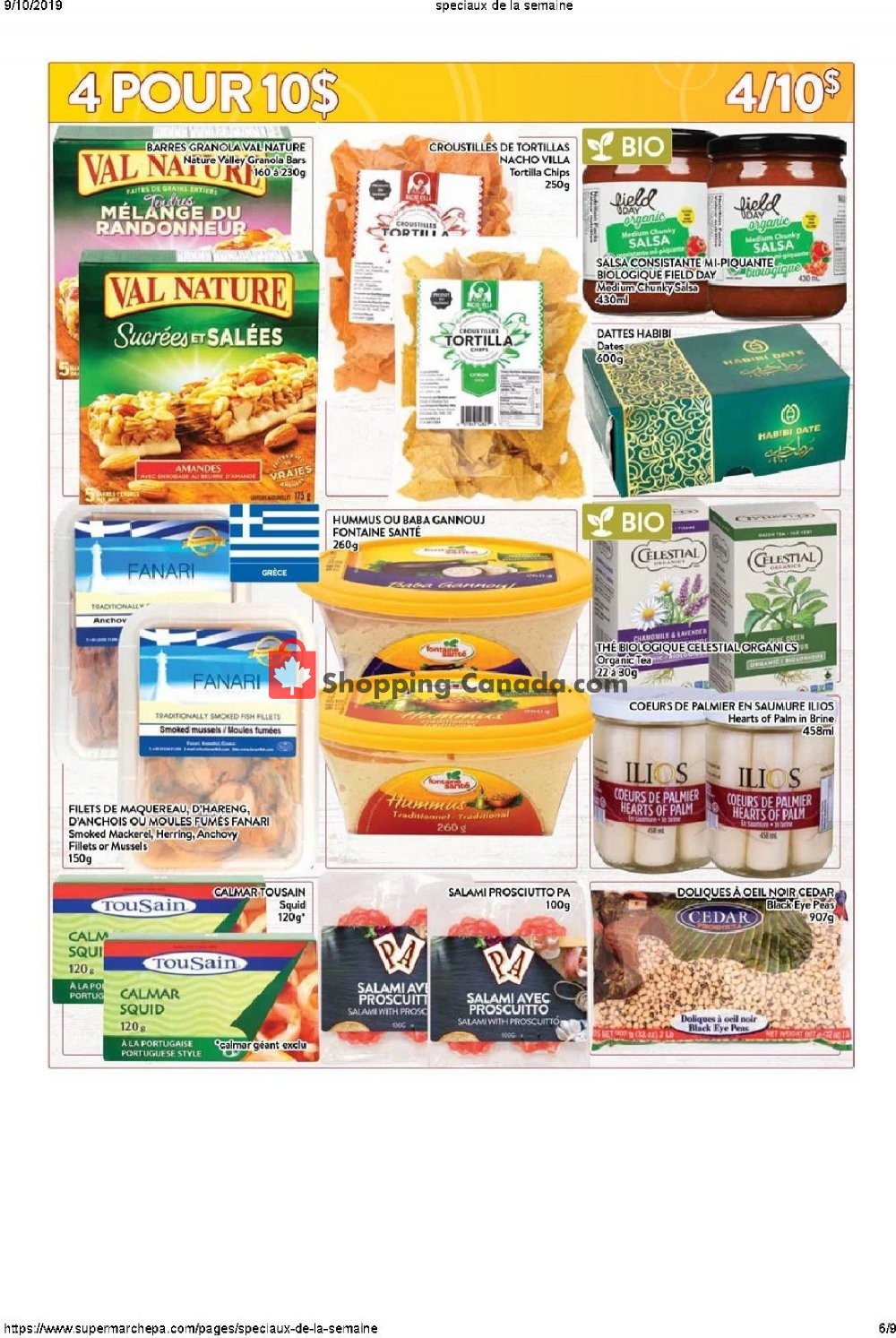 Supermarché PA flyer from Monday September 9, 2019 to Sunday September 15, 2019 - page 6