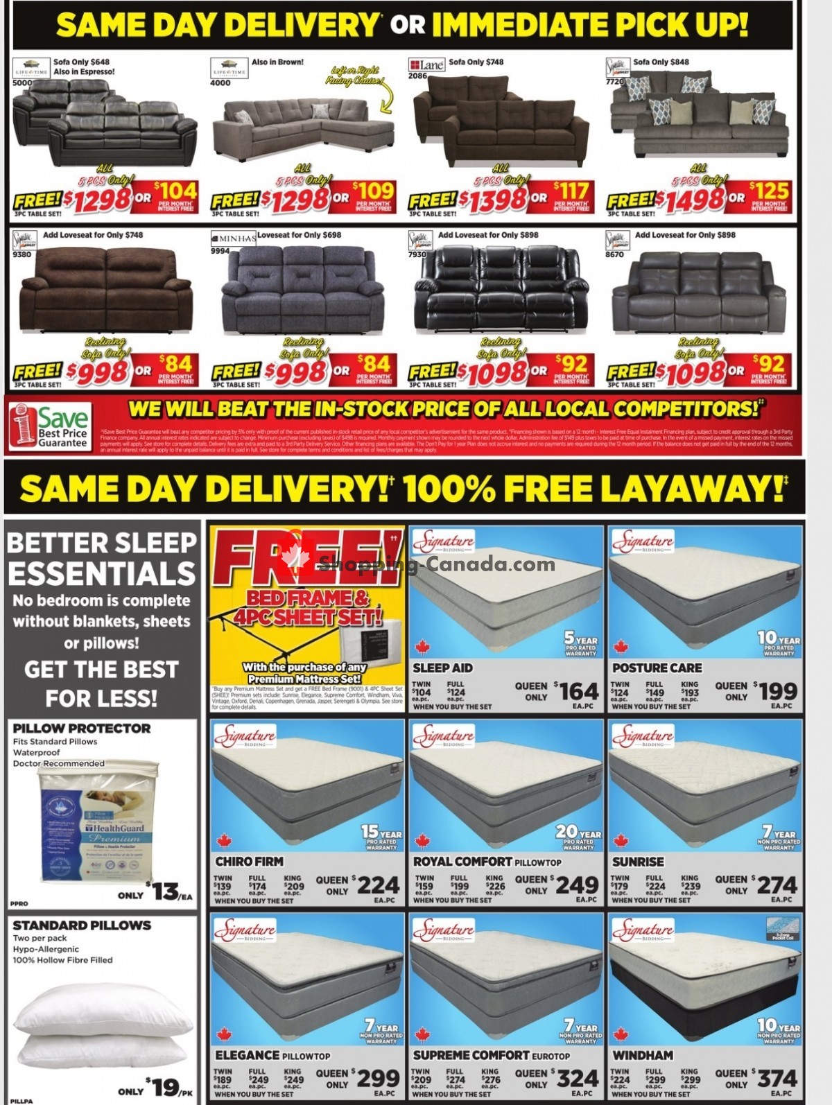 Surplus Furniture And Mattress Store flyer from Monday March 29, 2021 to Sunday April 4, 2021 - page 2