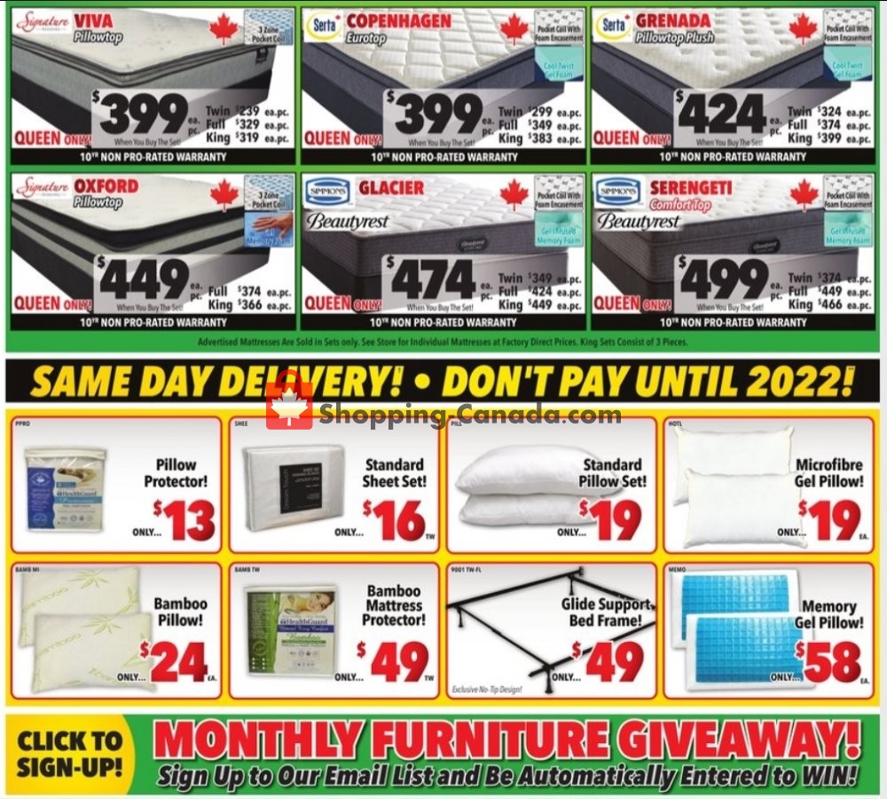 Surplus Furniture And Mattress Store flyer from Monday January 18, 2021 to Sunday January 31, 2021 - page 5