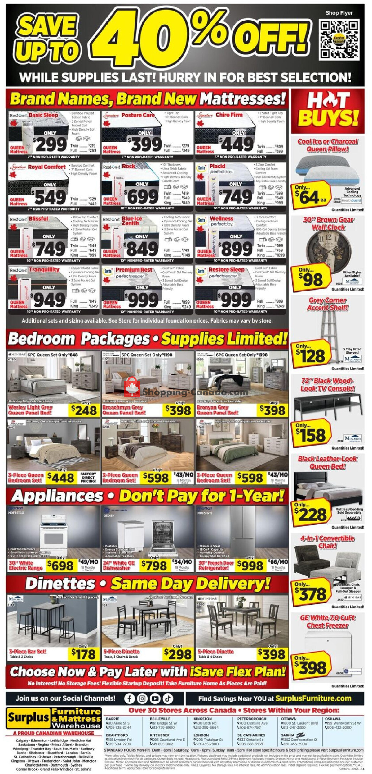 Surplus Furniture And Mattress Store flyer from Monday August 24, 2026 to Sunday August 30, 2026 - page 2
