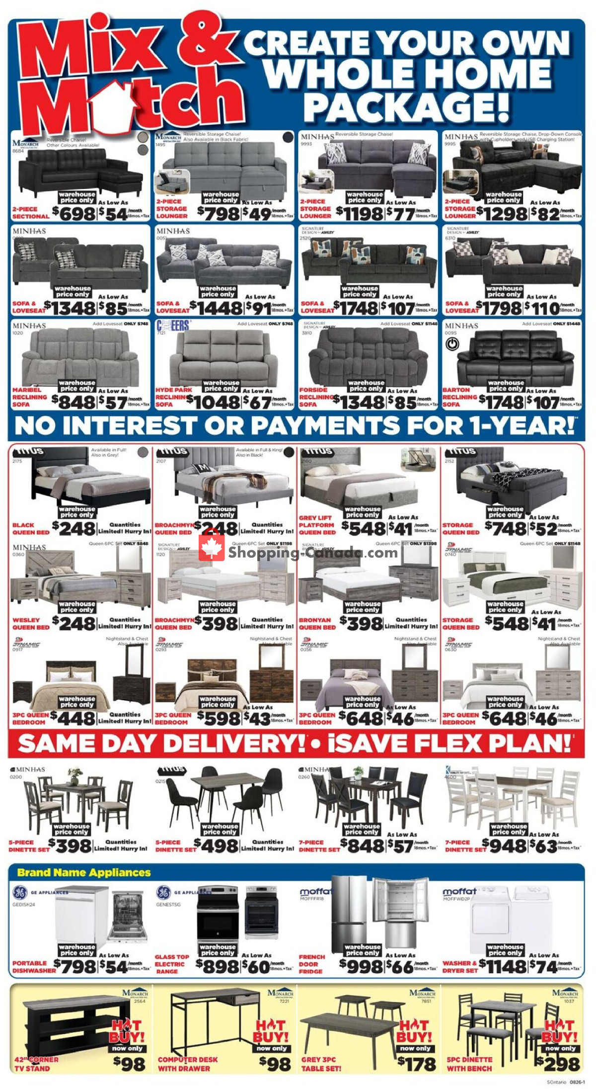 Surplus Furniture And Mattress Store flyer from Monday July 27, 2026 to Sunday August 2, 2026 - page 2