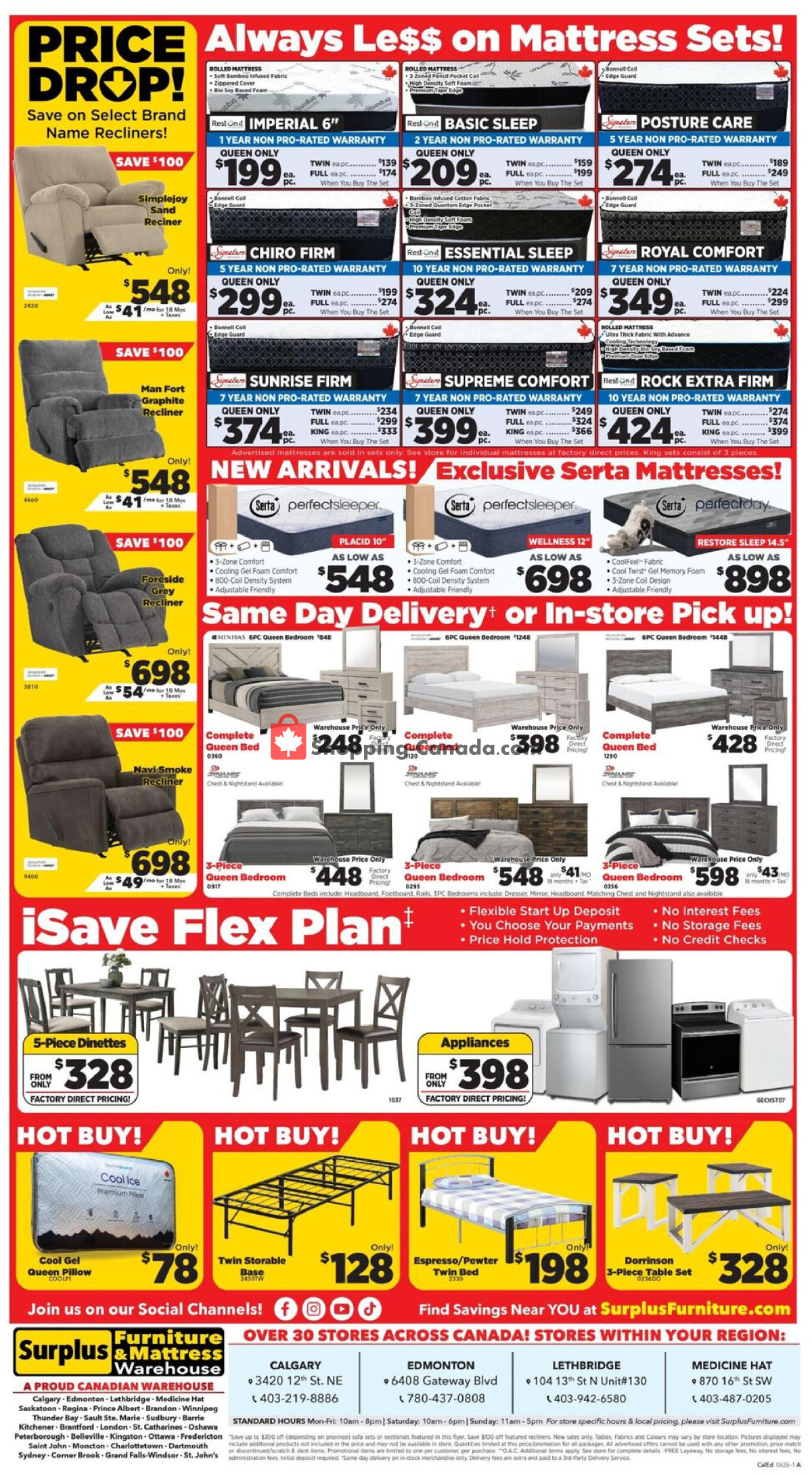 Surplus Furniture And Mattress Store flyer from Monday May 25, 2026 to Sunday May 31, 2026 - page 3