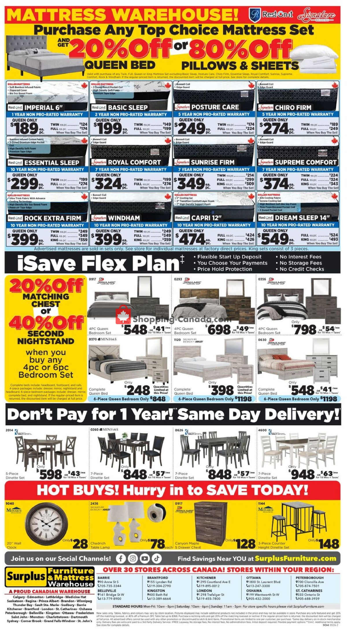 Surplus Furniture And Mattress Store flyer from Monday May 4, 2026 to Sunday May 17, 2026 - page 3