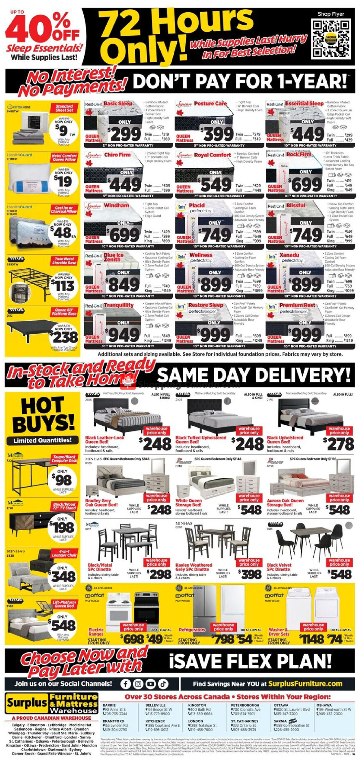 Surplus Furniture And Mattress Store flyer from Monday September 28, 2026 to Sunday October 4, 2026 - page 2