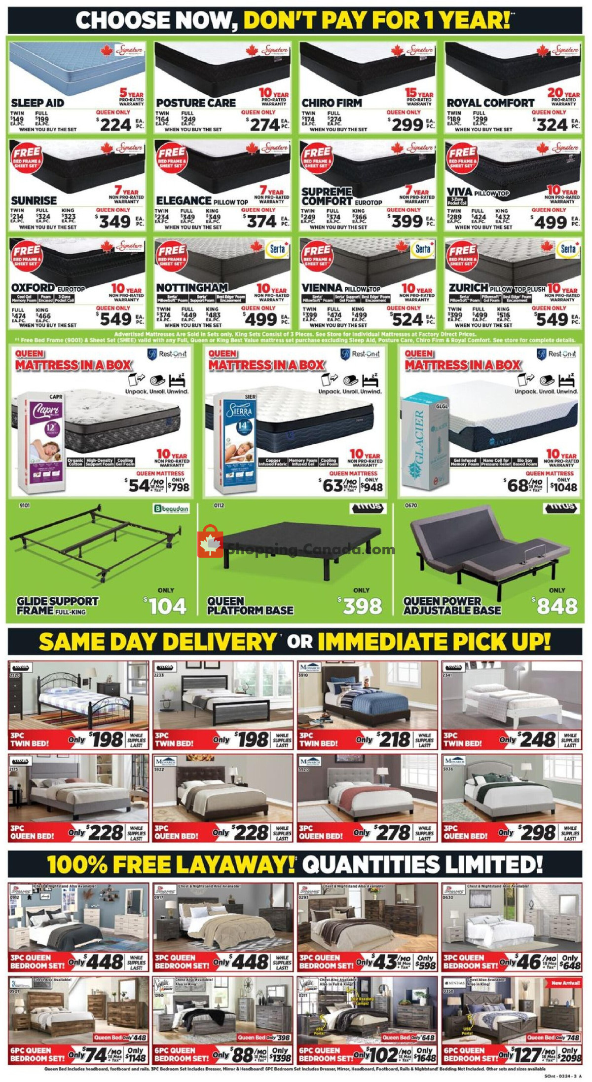 Surplus Furniture And Mattress Store flyer from Monday March 18, 2024 to Sunday March 31, 2024 - page 2