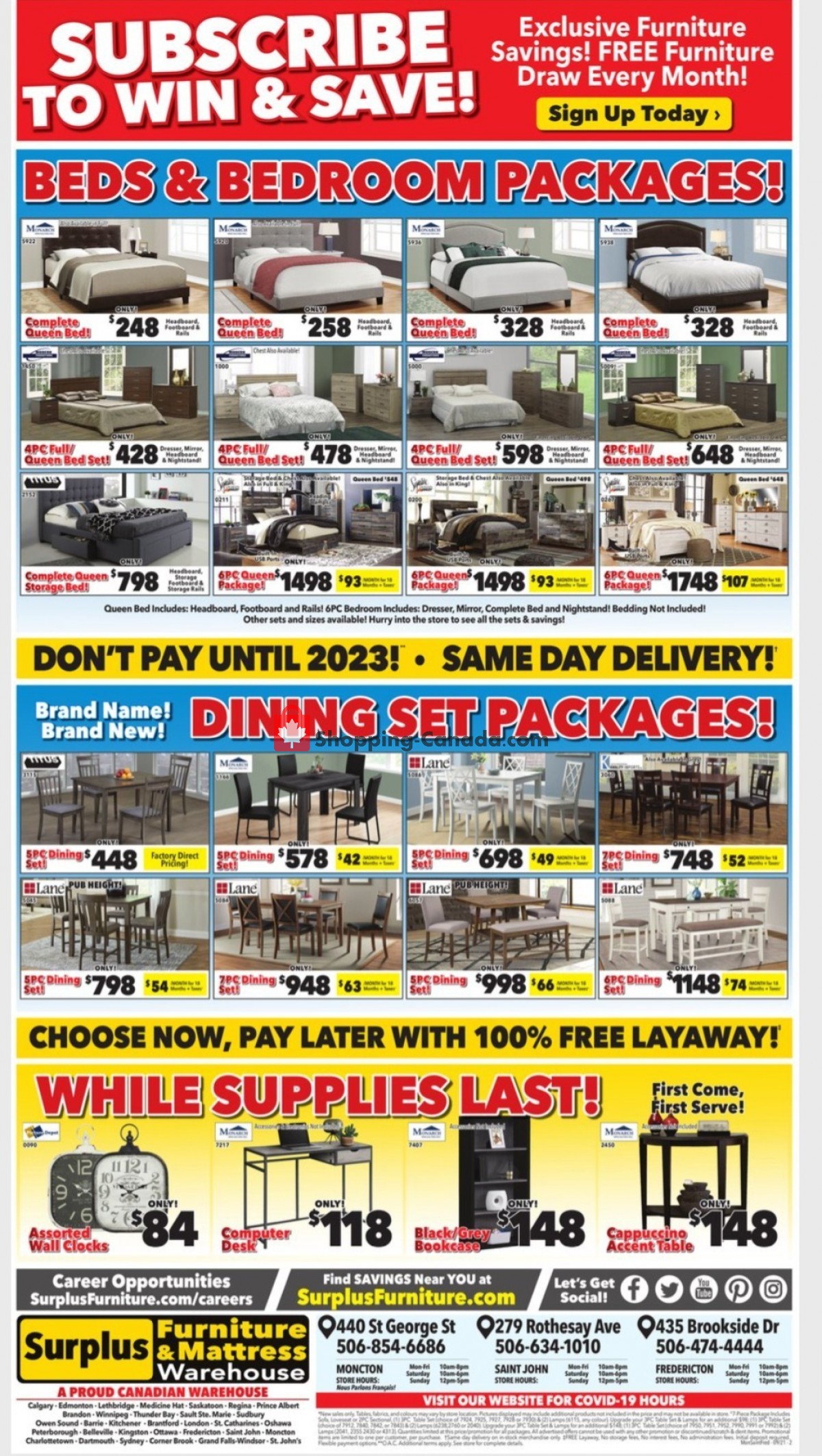 Surplus Furniture And Mattress Store flyer from Monday September 6, 2021 to Sunday September 12, 2021 - page 4