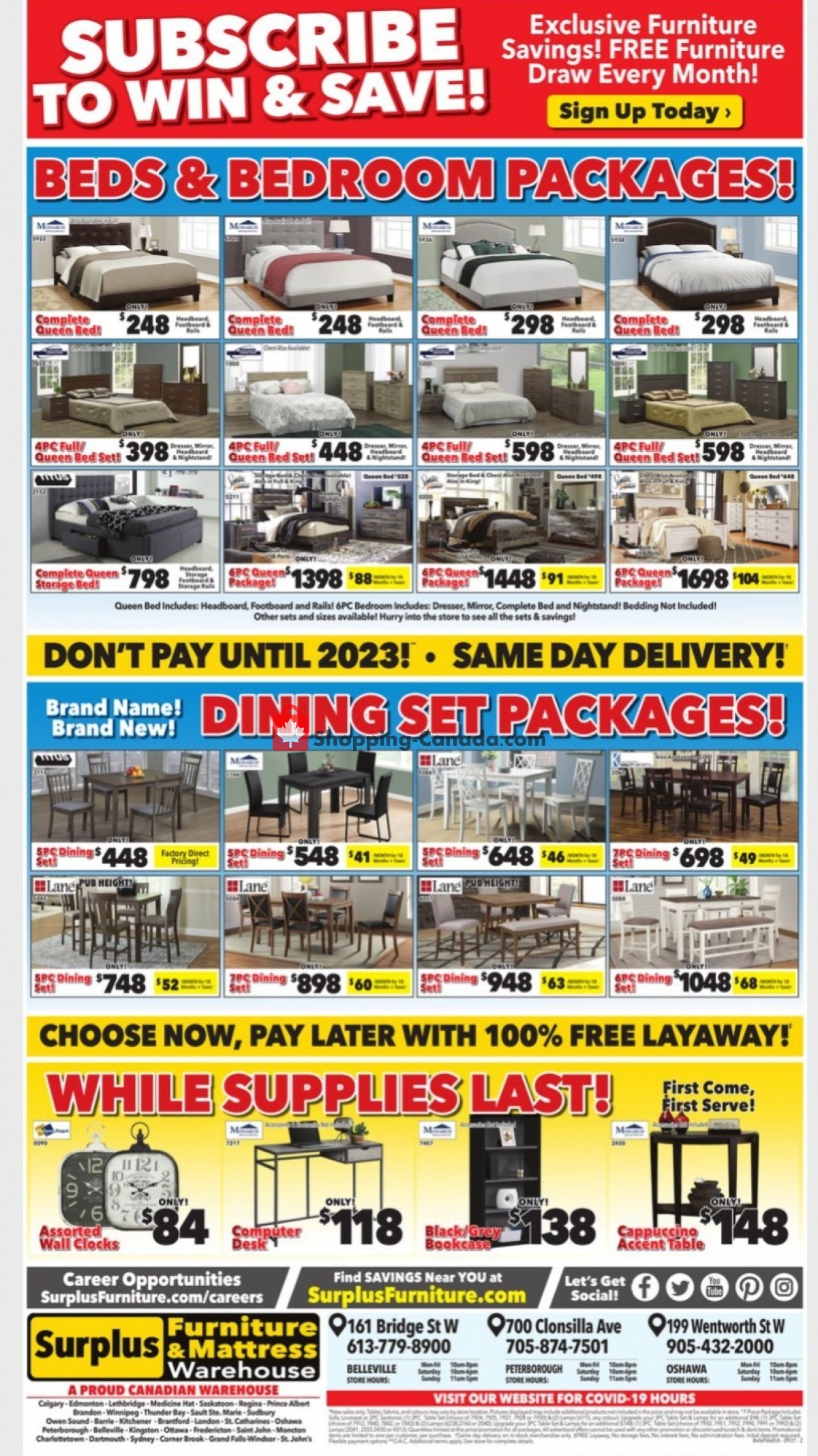 Surplus Furniture And Mattress Store flyer from Monday September 6, 2021 to Sunday September 19, 2021 - page 4