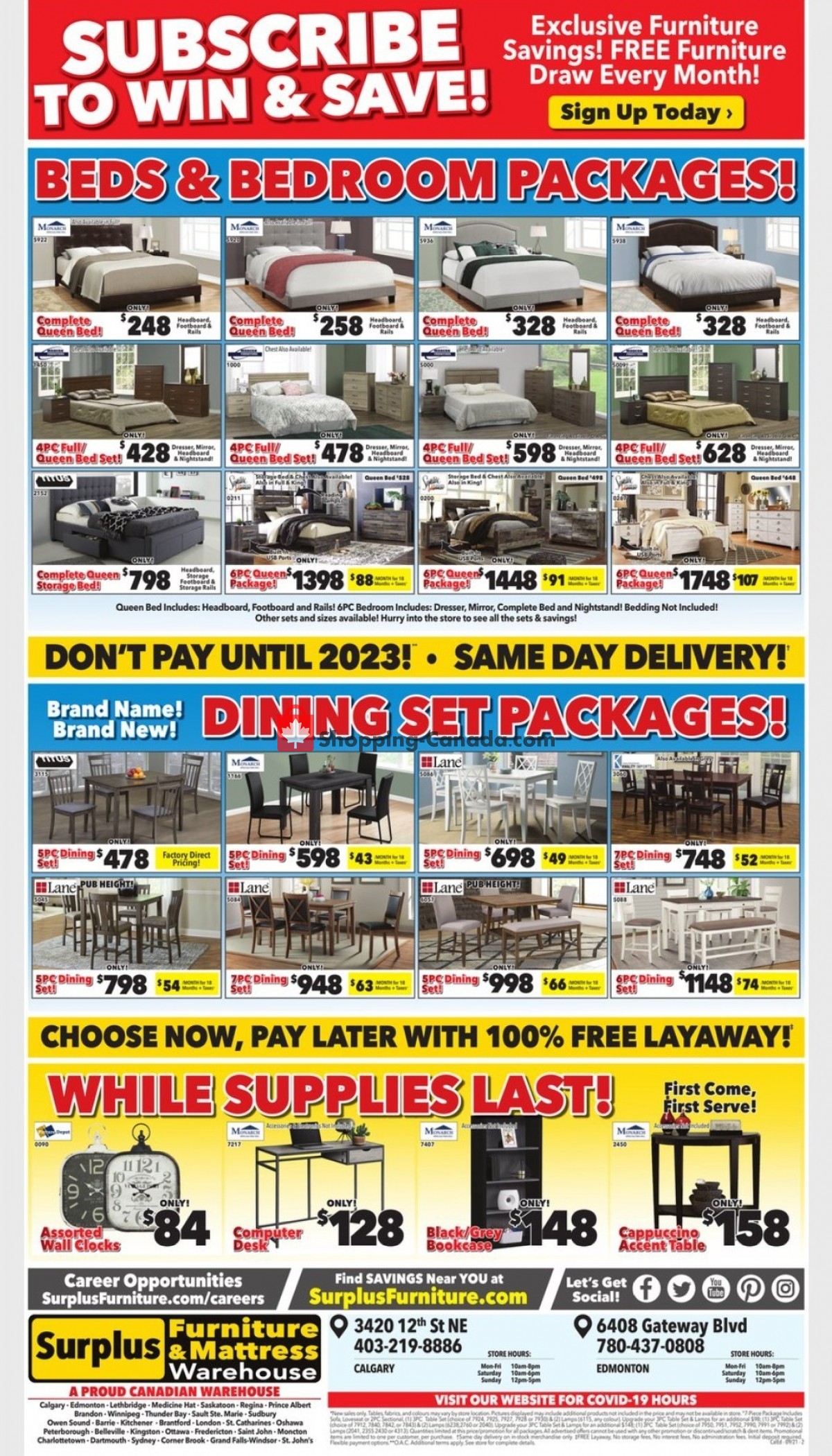Surplus Furniture And Mattress Store flyer from Monday September 6, 2021 to Sunday September 12, 2021 - page 4