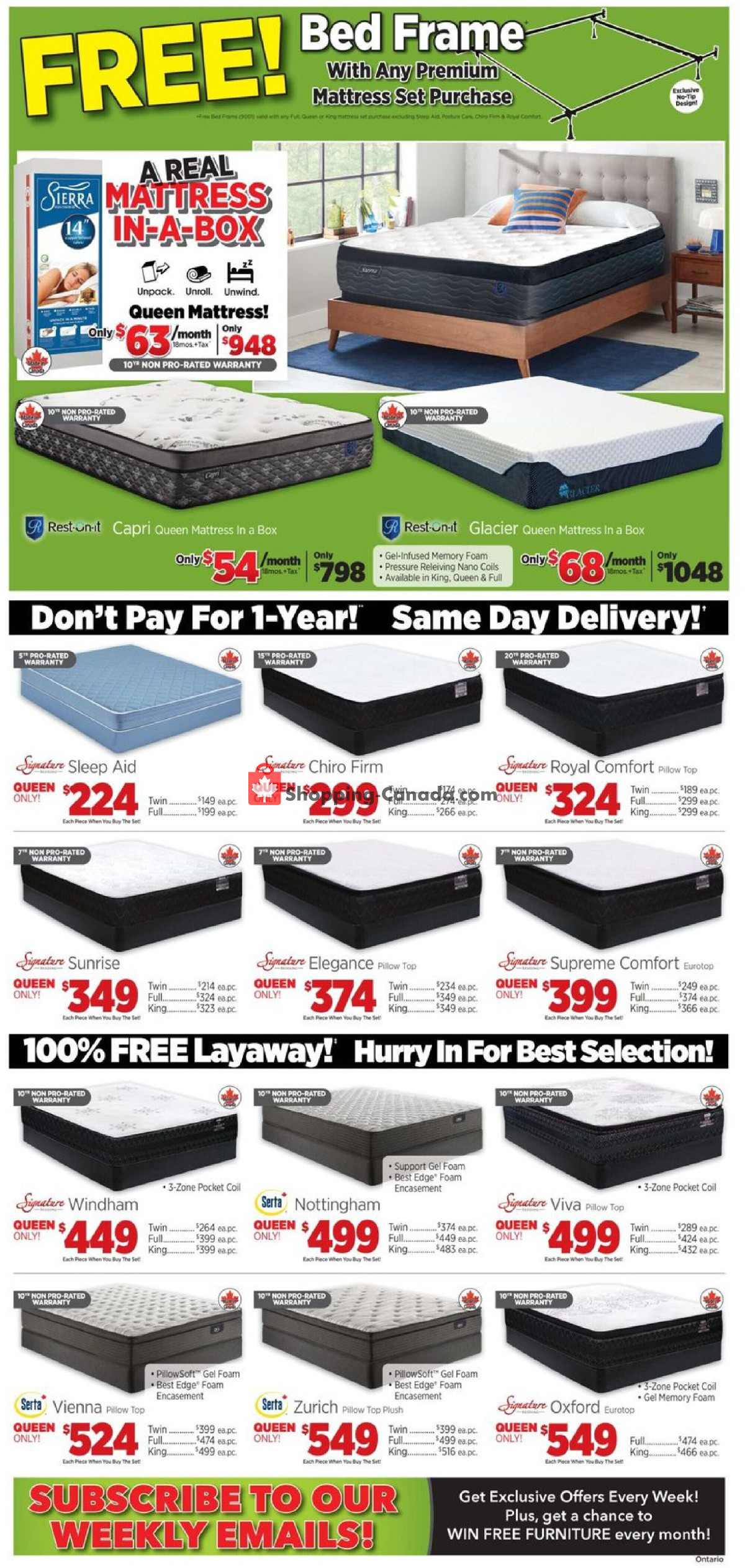 Surplus Furniture And Mattress Store flyer from Monday April 29, 2024 to Sunday May 5, 2024 - page 2