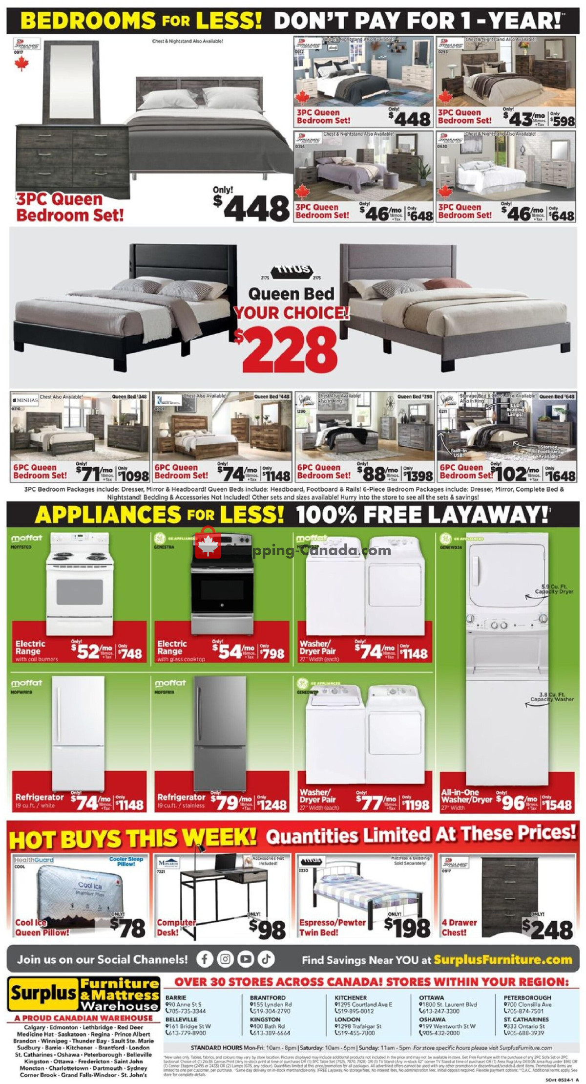 Surplus Furniture And Mattress Store flyer from Monday April 29, 2024 to Sunday May 5, 2024 - page 3
