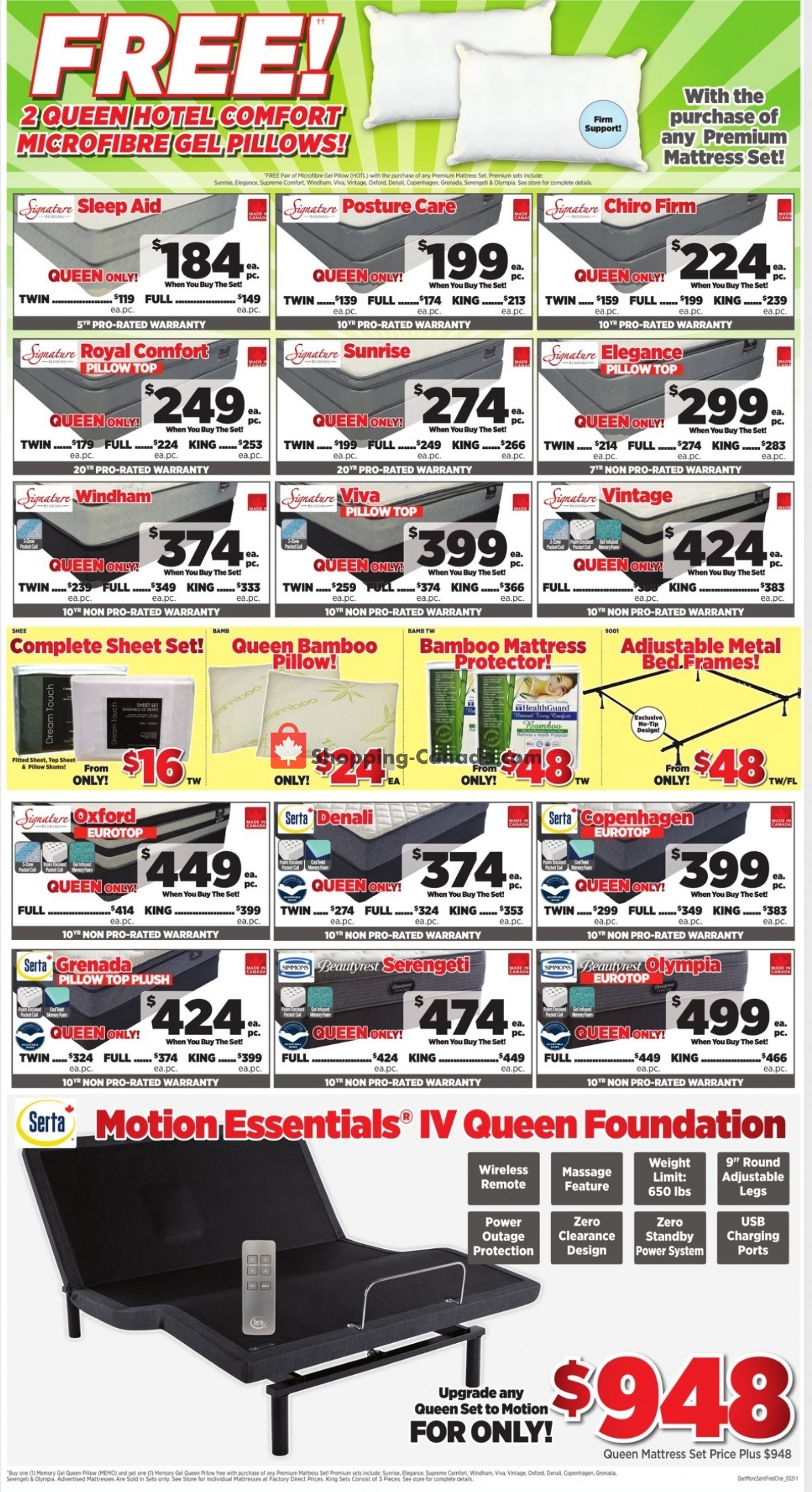 Surplus Furniture And Mattress Store flyer from Monday April 5, 2021 to Sunday April 11, 2021 - page 2