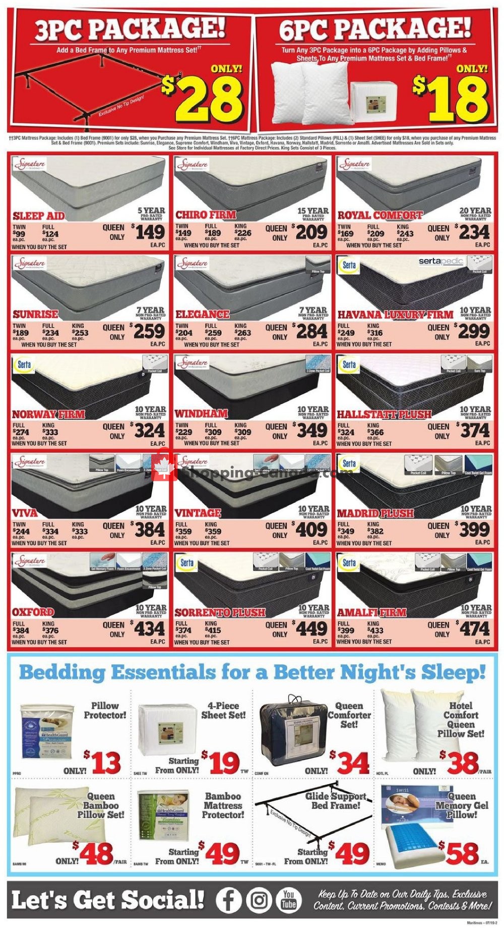 Surplus Furniture And Mattress Store flyer from Tuesday July 9, 2019 to Monday July 29, 2019 - page 3