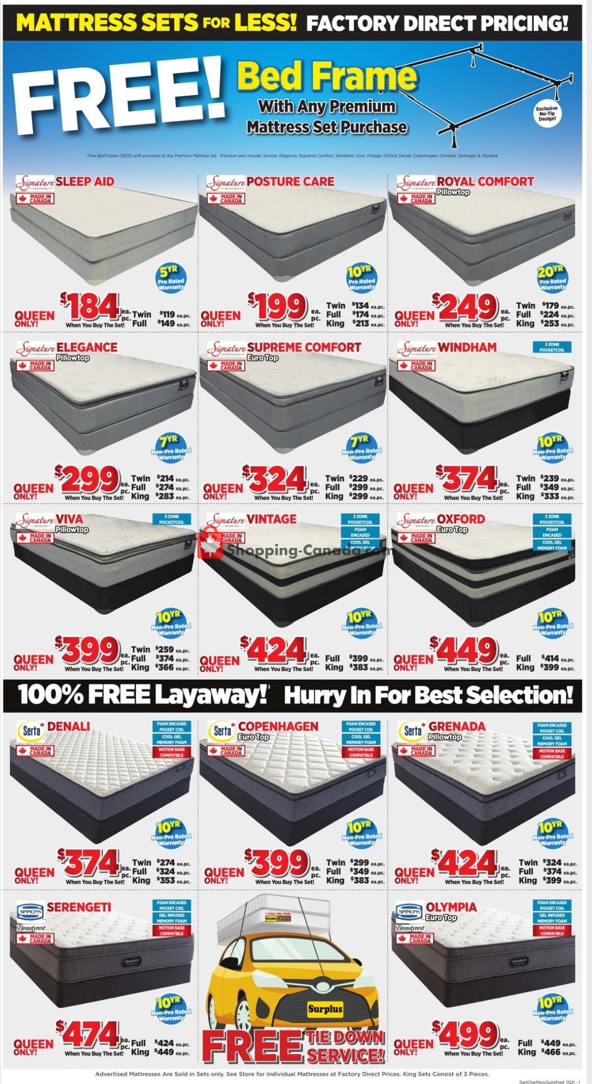 Surplus Furniture And Mattress Store flyer from Monday May 3, 2021 to Sunday May 9, 2021 - page 2