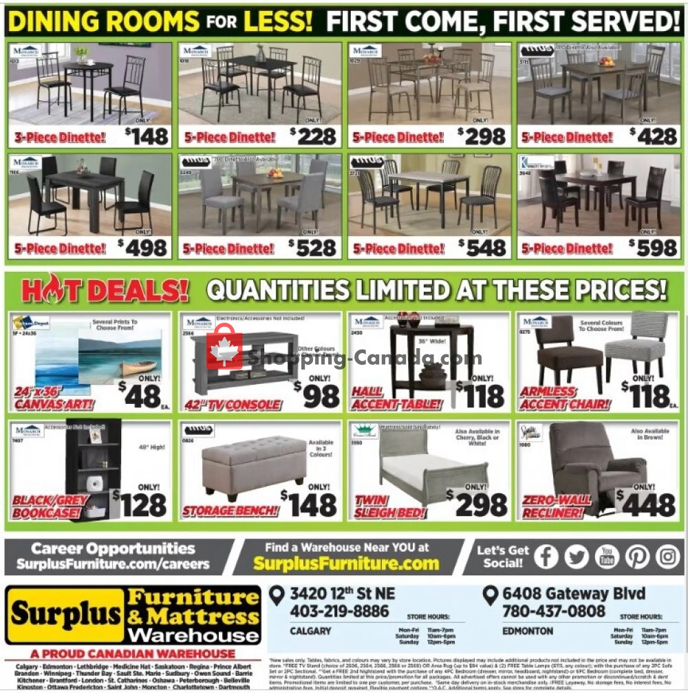Surplus Furniture And Mattress Store flyer from Tuesday June 30, 2020 to Monday July 27, 2020 - page 6