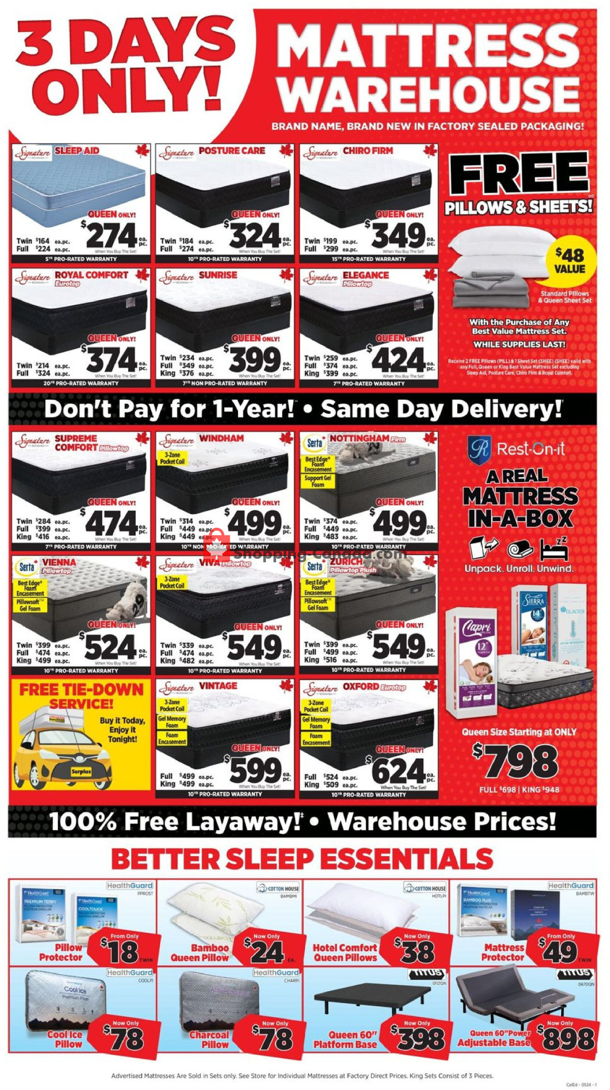 Surplus Furniture And Mattress Store flyer from Monday May 20, 2024 to Sunday May 26, 2024 - page 2