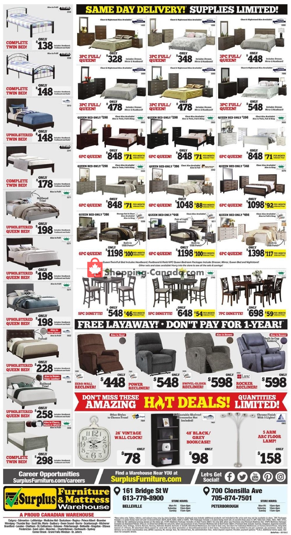 Surplus Furniture And Mattress Store flyer from Tuesday July 9, 2019 to Monday July 29, 2019 - page 4