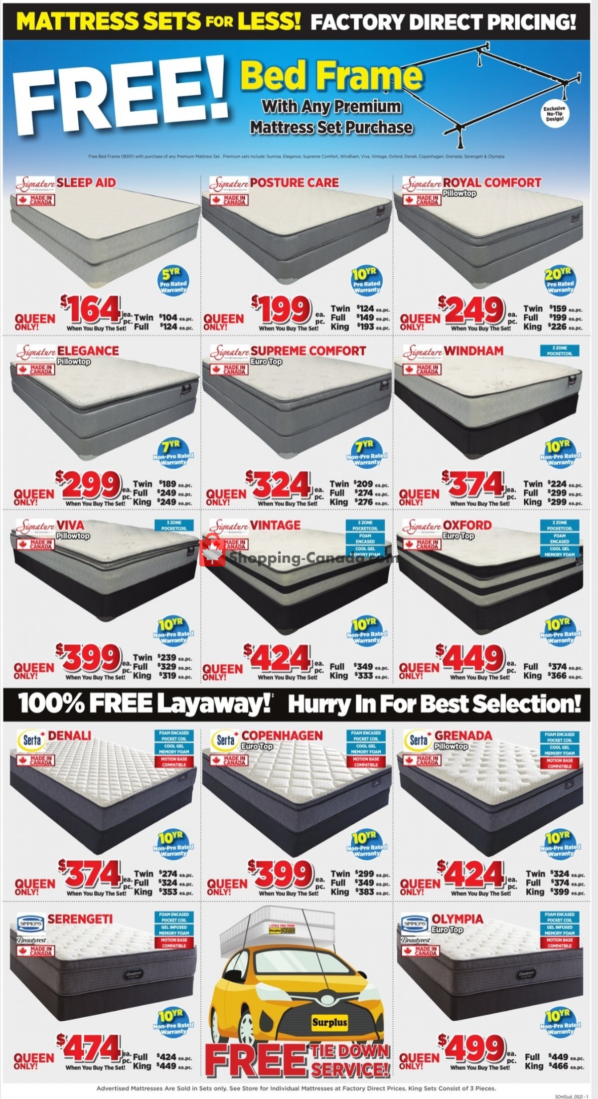 Surplus Furniture And Mattress Store flyer from Monday May 3, 2021 to Sunday May 9, 2021 - page 2