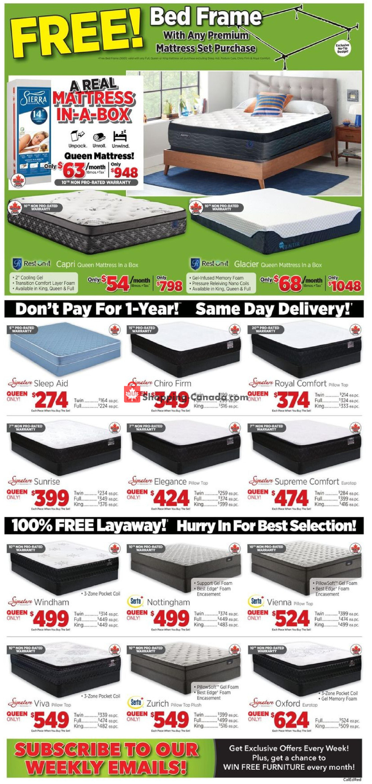 Surplus Furniture And Mattress Store flyer from Monday April 29, 2024 to Sunday May 5, 2024 - page 2
