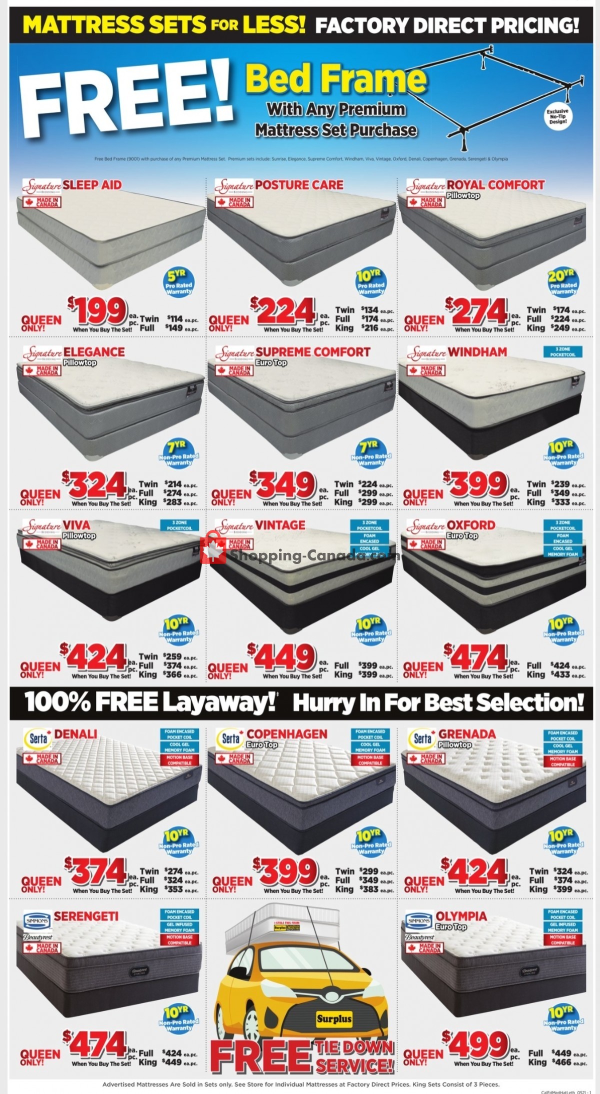 Surplus Furniture And Mattress Store flyer from Monday May 3, 2021 to Sunday May 9, 2021 - page 2