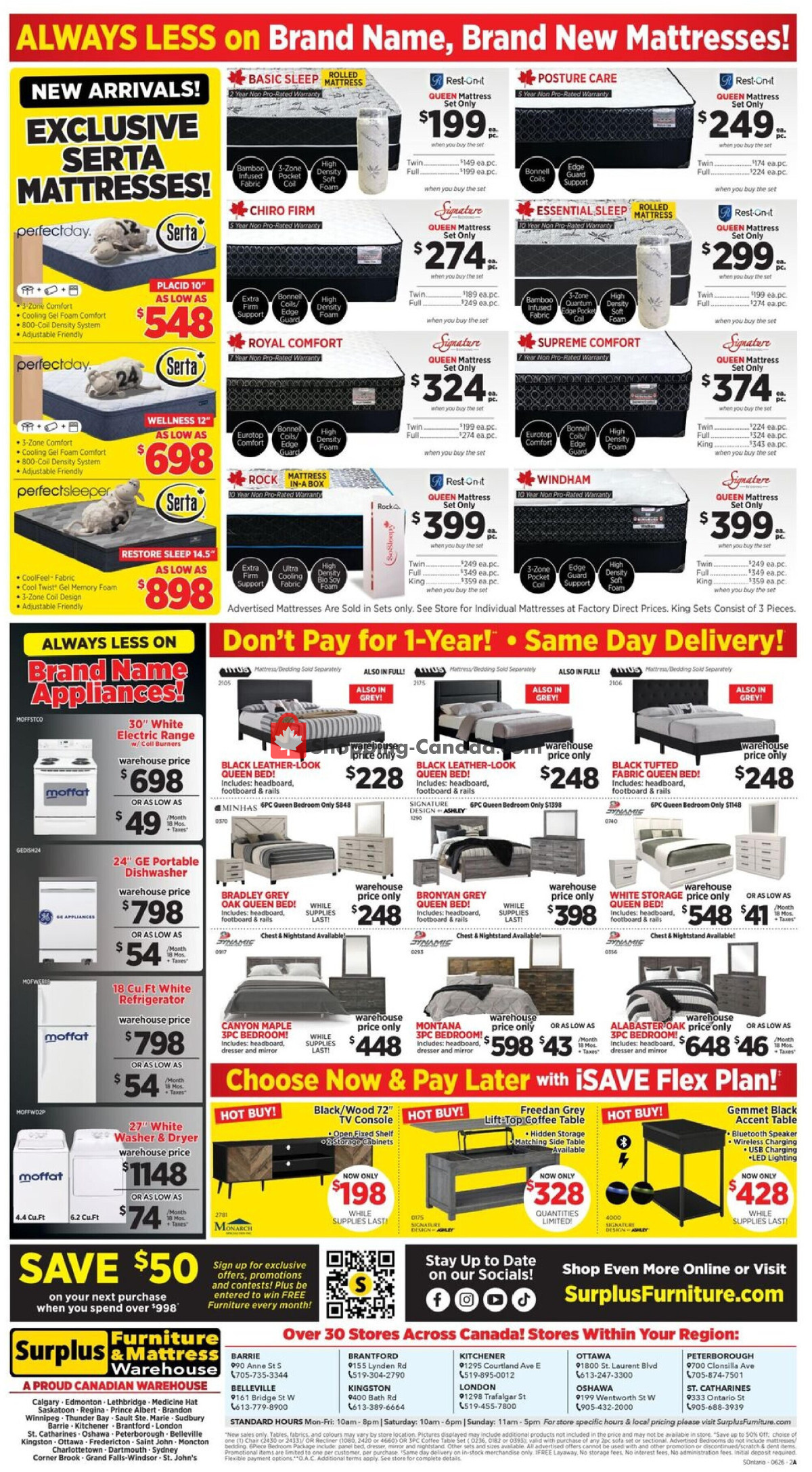 Surplus Furniture And Mattress Store flyer from Monday June 1, 2026 to Sunday June 14, 2026 - page 2