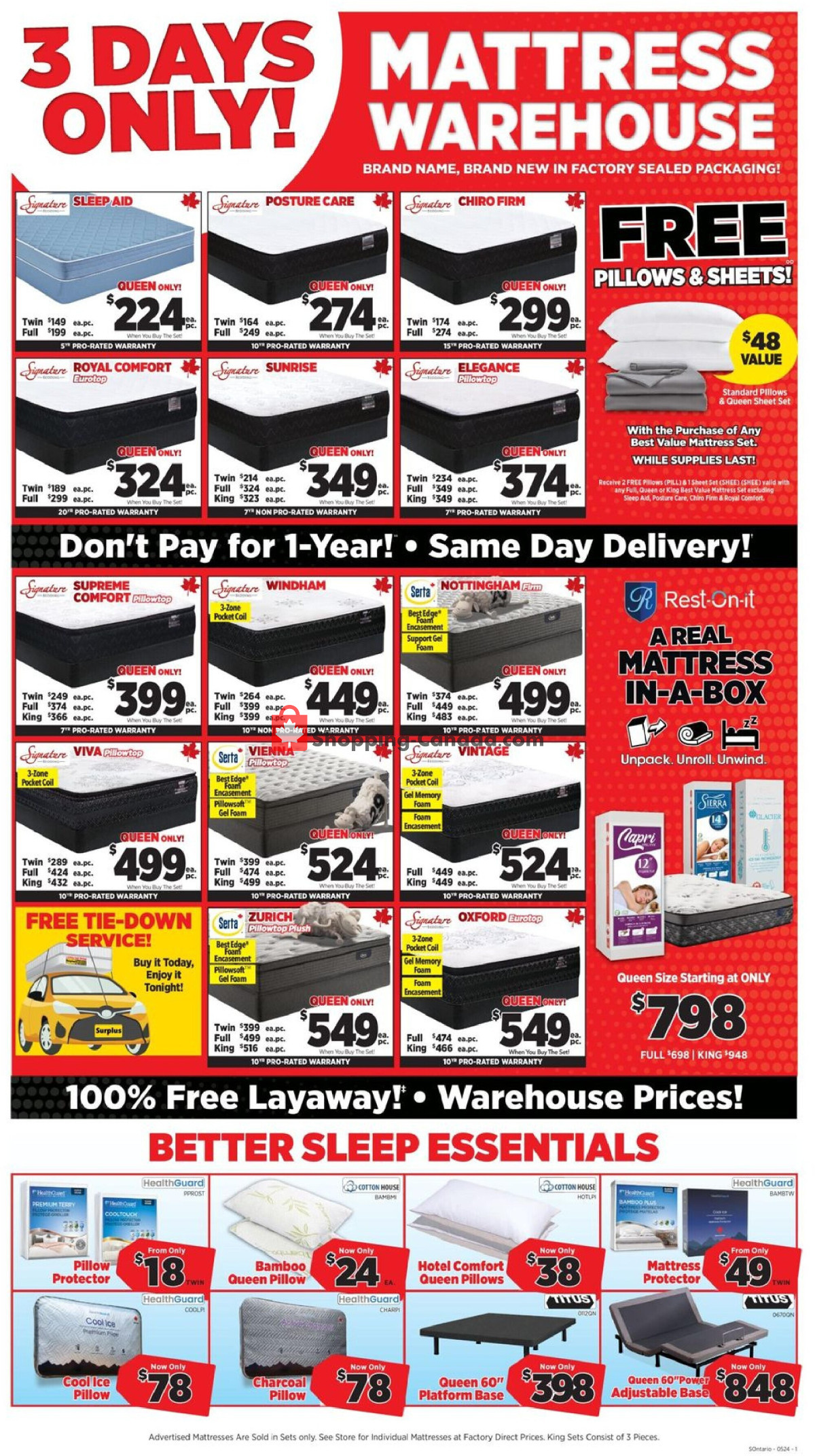 Surplus Furniture And Mattress Store flyer from Monday May 20, 2024 to Sunday May 26, 2024 - page 2