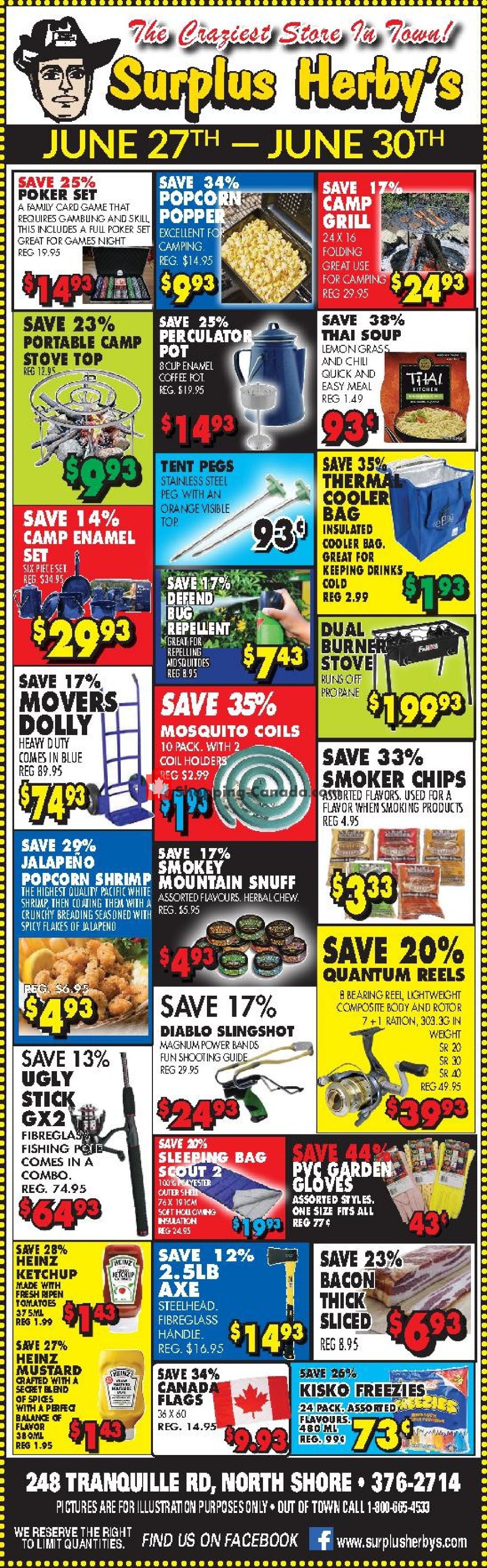 Surplus Herby's flyer from Thursday June 27, 2019 to Sunday June 30, 2019 - page 1