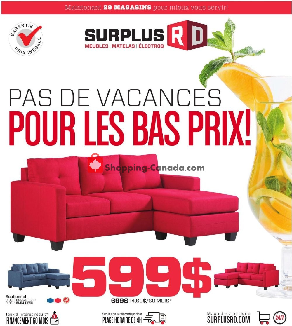 Surplus RD flyer from Monday July 8, 2019 to Sunday August 4, 2019 - page 1