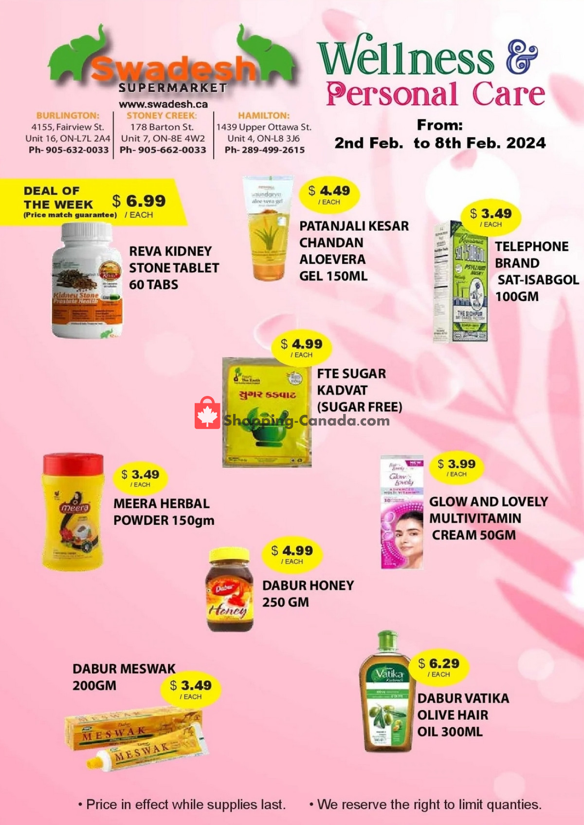 Swadesh Supermarket flyer from Friday February 2, 2024 to Thursday February 8, 2024 - page 3