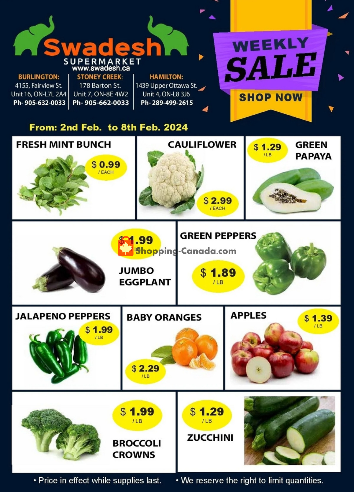 Swadesh Supermarket flyer from Friday February 2, 2024 to Thursday February 8, 2024 - page 4