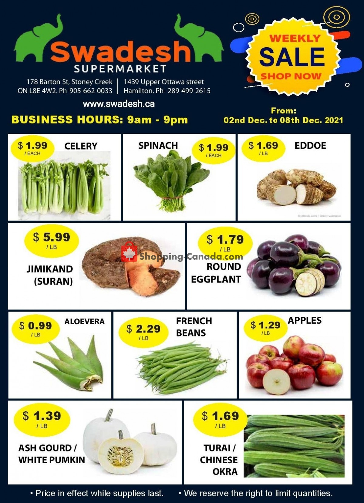 Swadesh Supermarket flyer from Thursday December 2, 2021 to Wednesday December 8, 2021 - page 4