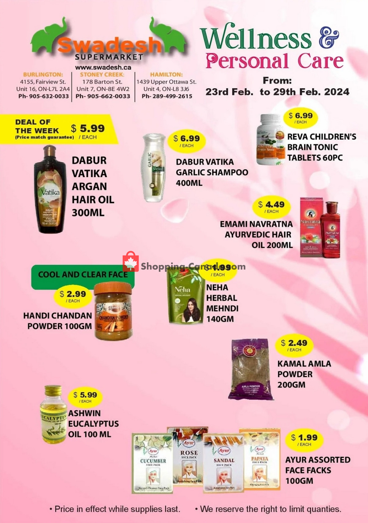 Swadesh Supermarket flyer from Friday February 23, 2024 to Thursday February 29, 2024 - page 3