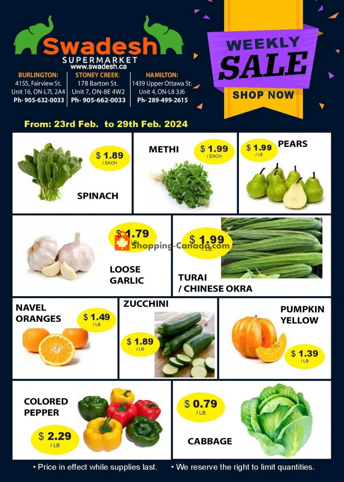 Swadesh Supermarket flyer from Friday February 23, 2024 to Thursday February 29, 2024 - page 4