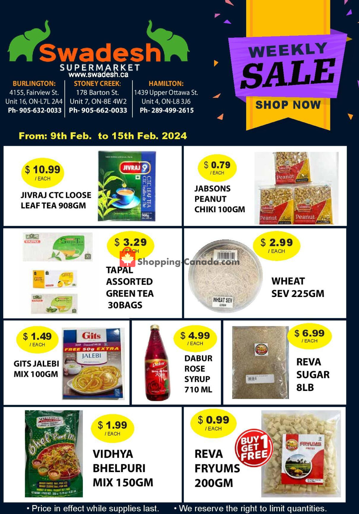 Swadesh Supermarket flyer from Friday February 9, 2024 to Thursday February 15, 2024 - page 5