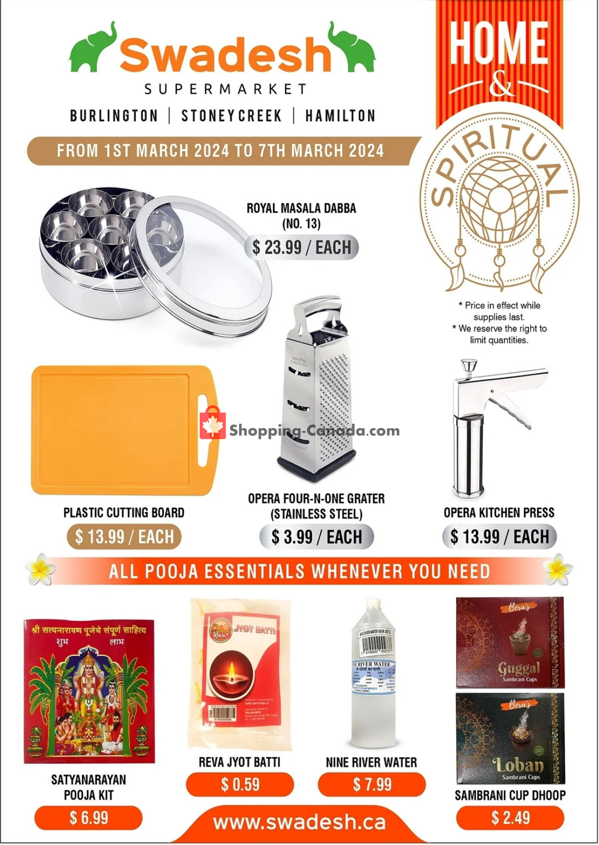 Swadesh Supermarket flyer from Friday March 1, 2024 to Thursday March 7, 2024 - page 6