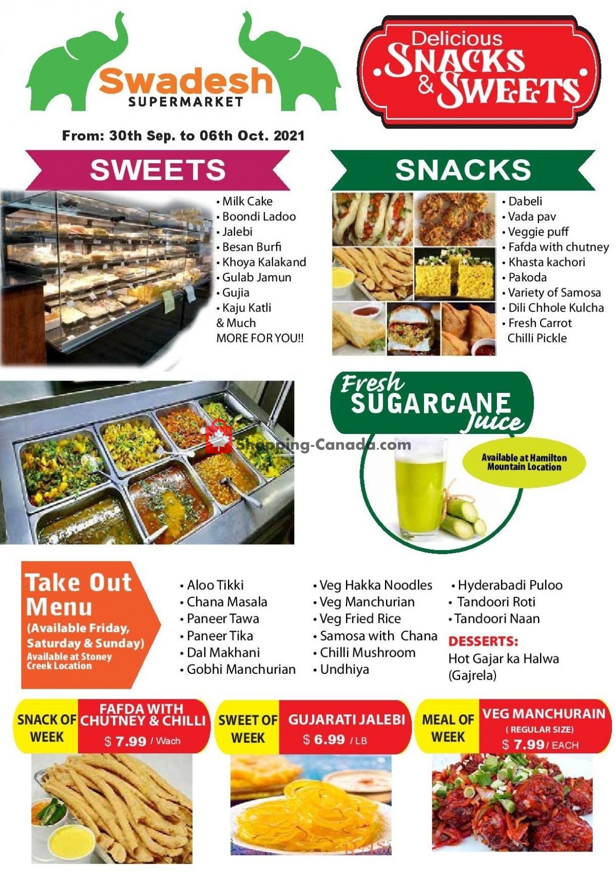 Swadesh Supermarket flyer from Thursday September 30, 2021 to Wednesday October 6, 2021 - page 2