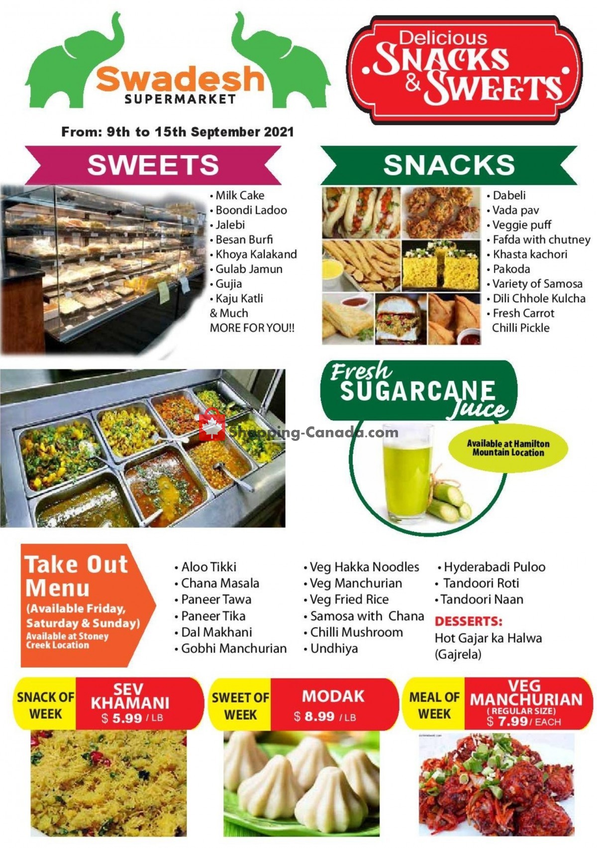 Swadesh Supermarket flyer from Thursday September 9, 2021 to Wednesday September 15, 2021 - page 2
